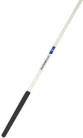 Varita 50.5cm con portavarita y agarre negro Pastorelli 03097